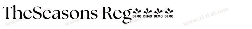 TheSeasons Reg字体转换